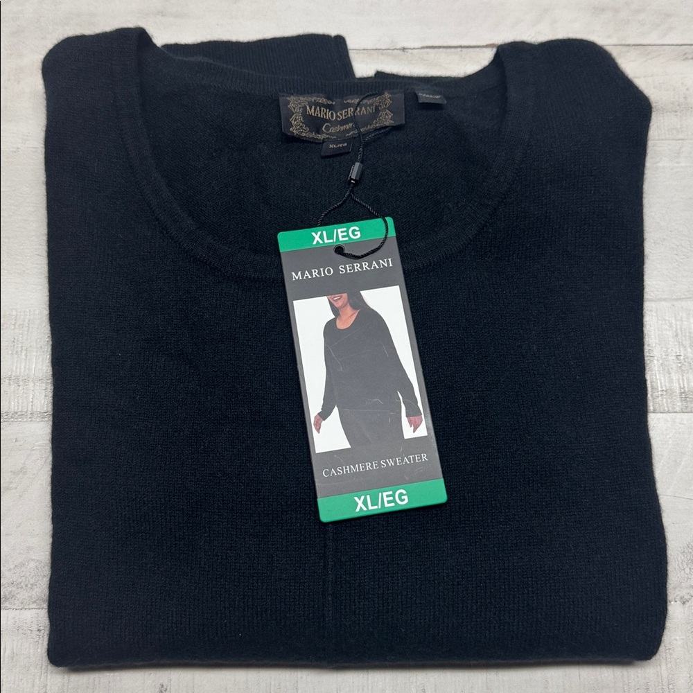 Mario serrani 100% cashmere sweater nwt